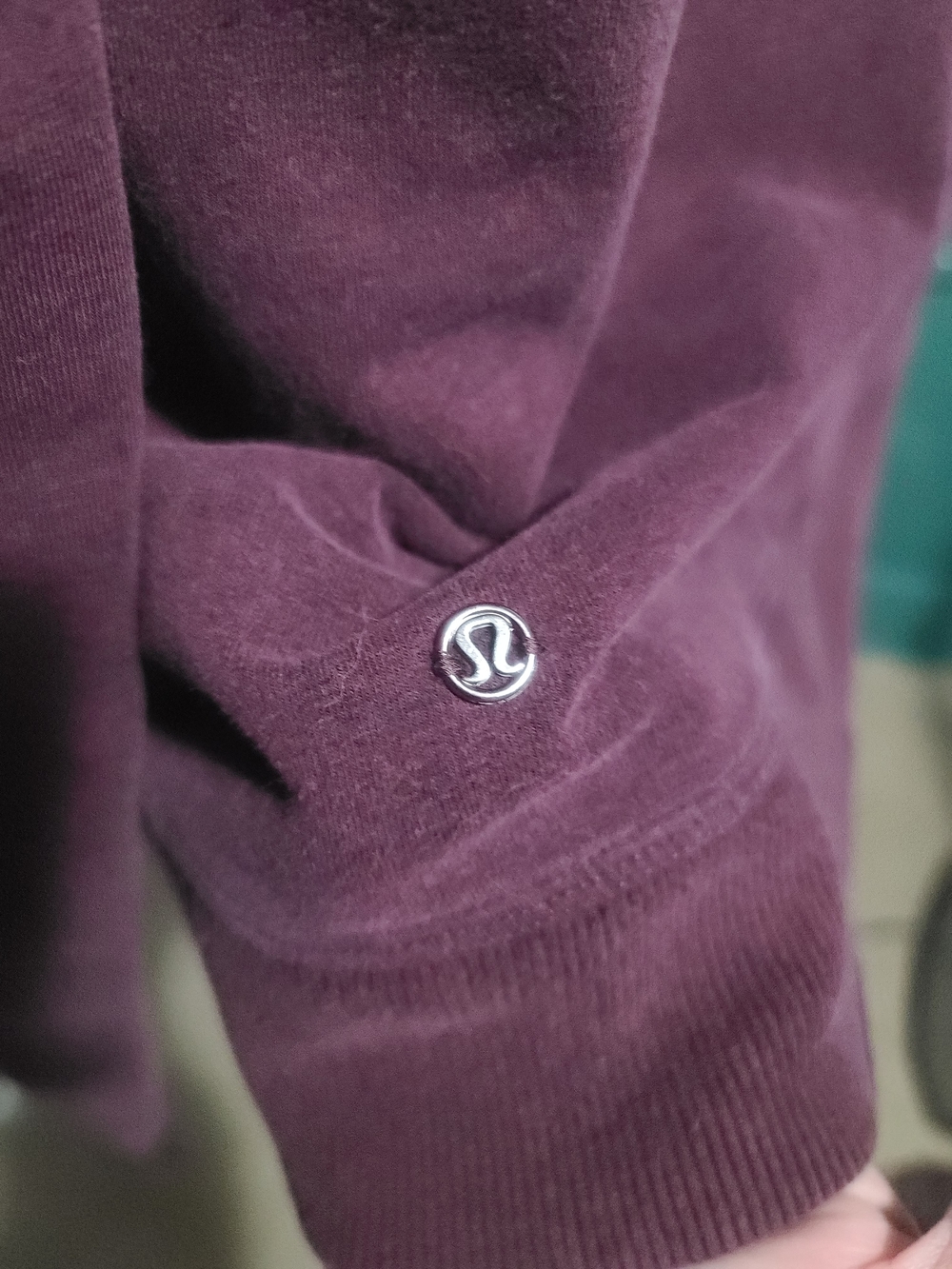 lululemon athletica Women's Stress Less Hoodie in Heathered Bordeaux Drama - Picture 8 of 13